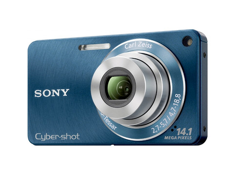 Sony CyberShot DSC-W350 Blue | Coolblue | Compactcamera's