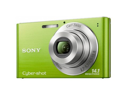 Sony CyberShot DSC-W320 Green | Coolblue | Compactcamera's