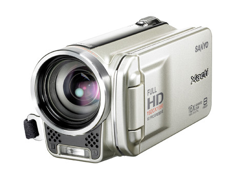 Sanyo Xacti VPC-FH1 Camcorder Gold