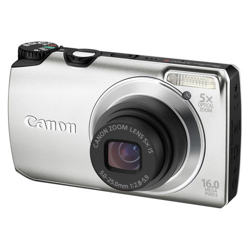 Canon PowerShot A3300 Silver | Coolblue | Compactcamera's