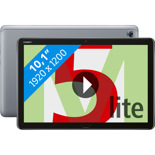 Huawei Mediapad M5 Lite 10.1 32GB WiFi + 4G Grijs | Coolblue | Tablets