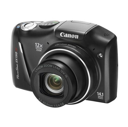 Canon PowerShot SX150 IS Black | Coolblue | Compactcamera's