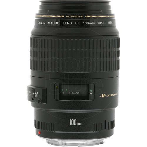 Canon EF 100mm f/2.8 Macro ＃美品 Canon EF 100mm f/2.8 Macro USM | Coolblue | Cameralenzen