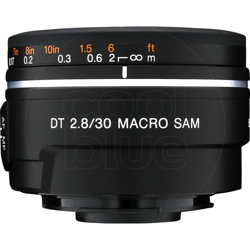 Sony 30mm f/2.8 SAM DT Macro | Coolblue | Cameralenzen