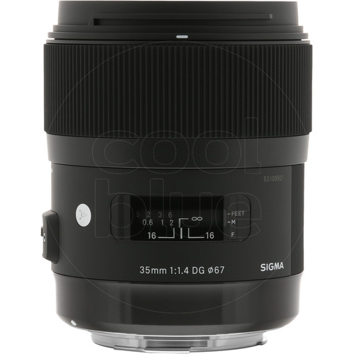 Sigma 35mm f/1.4 ART DG HSM Canon | Coolblue | Camera lenses