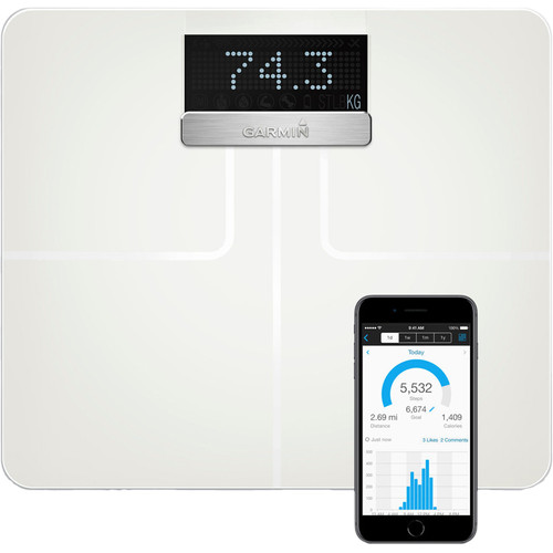 Garmin Index Smart Scale White Coolblue Personal scales