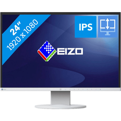 EIZO FlexScan EV2450 23.5インチ EIZO FlexScan EV2450-WT | Coolblue | Monitors