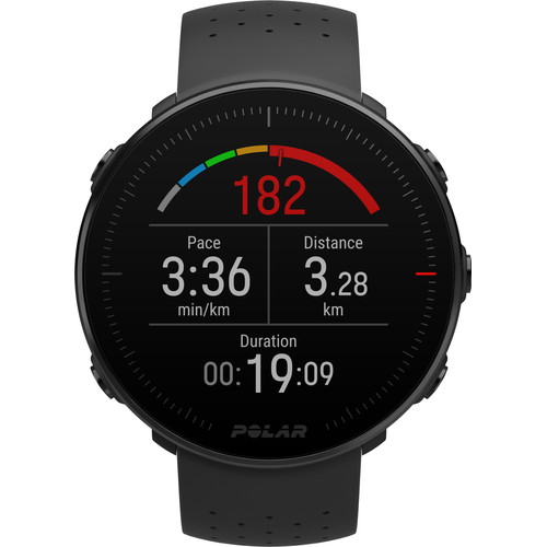 Polar Vantage M Zwart - Maat M/L