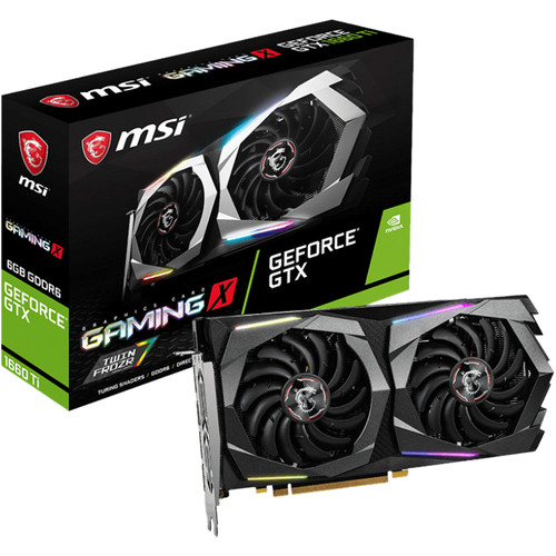 MSI GeForce GTX 1660 Ti GAMING X 6G Coolblue Video cards - Main Image