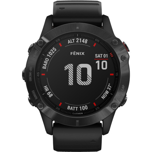 Garmin Fenix 6X Pro - Zwart - 51 mm