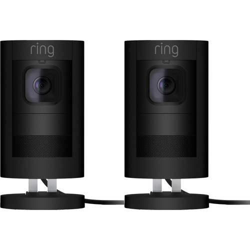 Ring Stick Up Cam Elite Zwart Duo Pack