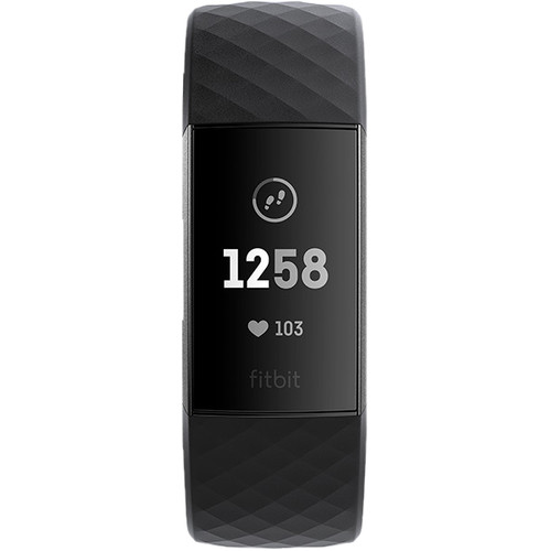 Fitbit Charge 3 Black/Graphite Aluminium