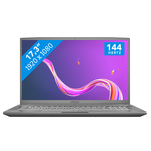 MSI Creator 17M A10SE-205NL - GeForce RTX 2060, 16 GB RAM, 1 TB SSD, 17.3 inch