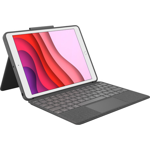 Logitech Combo Touch Apple iPad (2020)/(2019) Toetsenbord Hoes QWERTY