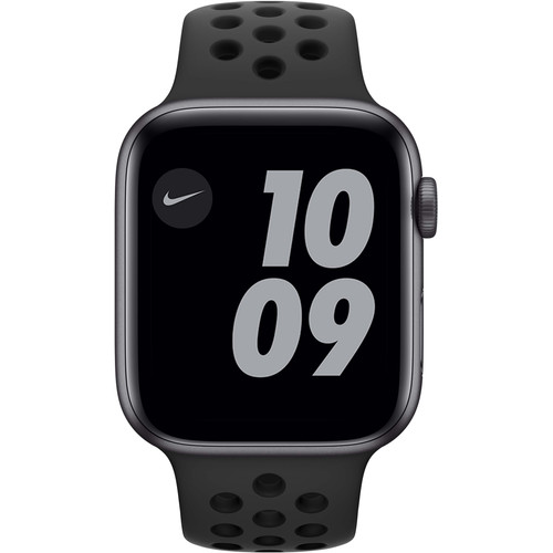 Apple Watch Nike SE 44mm Space Gray Aluminum Black Sport Band