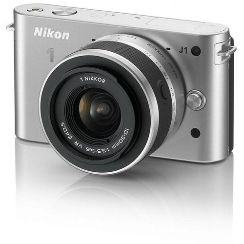 Nikon 1 J1 Zilver + 1 Nikkor VR 10-30 mm | Coolblue | Systeemcamera's