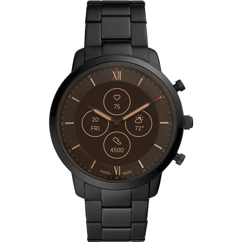 Fossil Neutra Hybrid HR FTW7027 Zwart