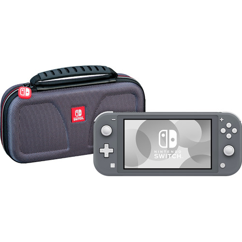 Nintendo Switch Lite Grijs + Bigben Officiële Nintendo Switch Lite Beschermtas aanbieding