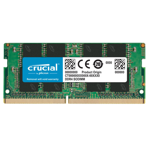 Crucial 16GB 2666MHz DDR4 SODIMM Dual Rank (1x16GB) | Coolblue