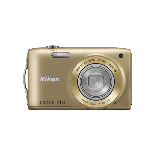 Nikon Coolpix S3300 Gold | Coolblue | Compactcamera's