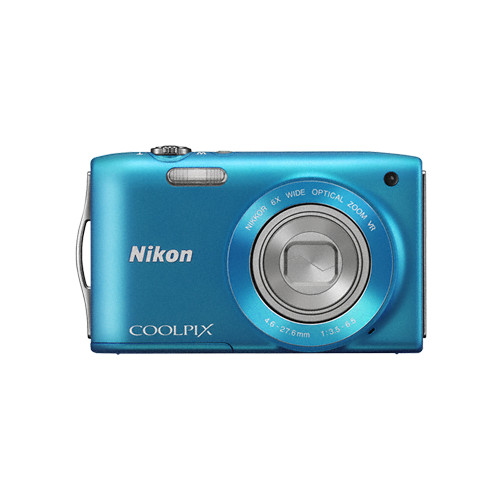 Nikon COOLPIX S3300② Nikon Coolpix S3300 Blue | Coolblue | Compactcamera's