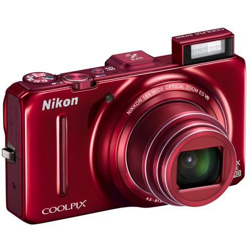 Nikon Coolpix S9300 Red | Coolblue | Compactcamera's