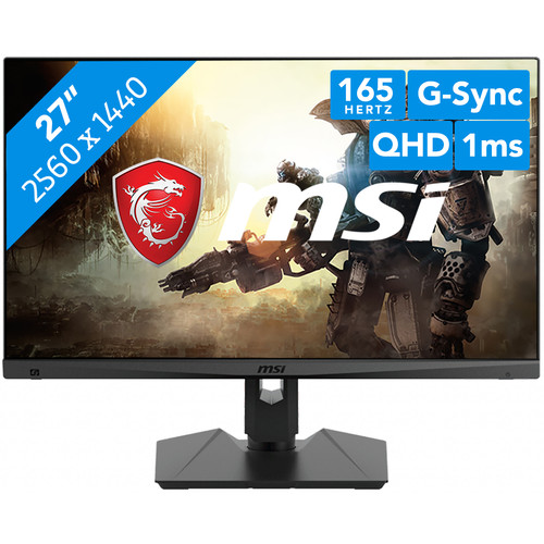 MSI Optix MAG274QRF-QD　27インチ165hzWQHD Specificaties van MSI Optix MAG274QRF-QD Zwart - Tweakers
