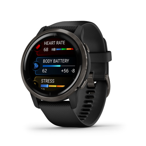 Garmin Venu 2 Zwart/Zwart