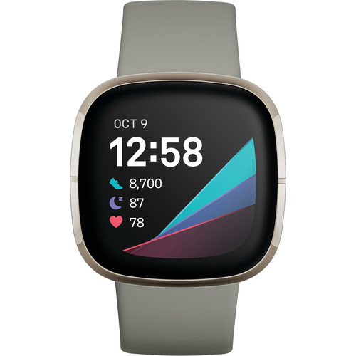Fitbit Sense Groen/Zilver