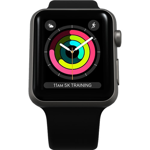 Refurbished Apple Watch Series 38mm Space Gray Coolblue