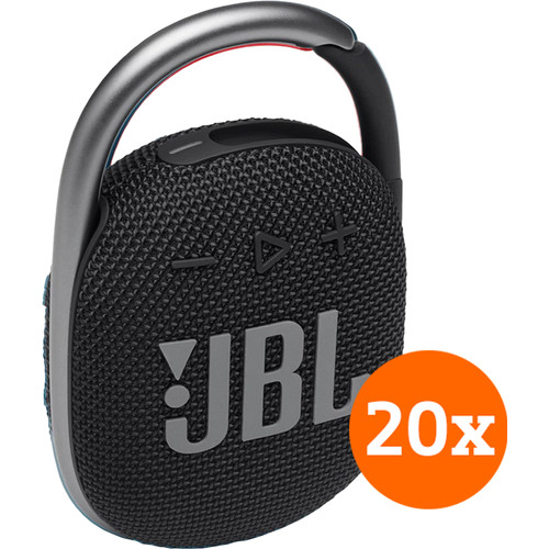 JBL Clip 4 zwart 20-pack aanbieding