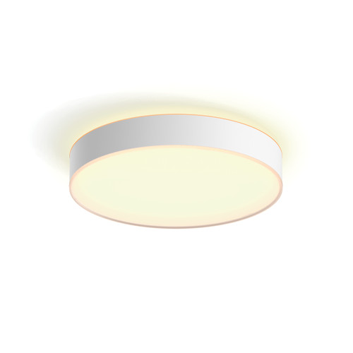 Philips Hue Devere L White Ambiance badkamerplafondlamp Wit + dimmer