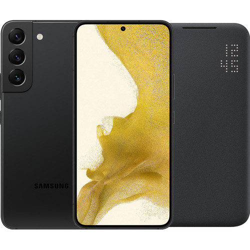 Samsung Galaxy S22 128GB Zwart 5G + Samsung Smart Led View Cover Zwart