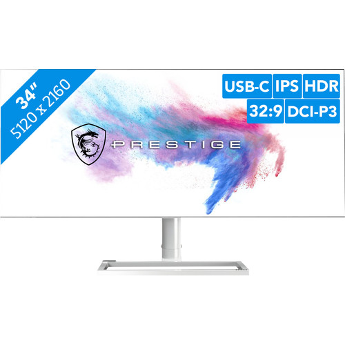 MSI Prestige PS341WU 34インチ 34インチ！平面のウルトラワイドモニター「MSI PRESTIGE-PS341WU」が