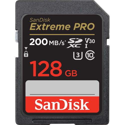 SanDisk SDXC Extreme Pro 128GB 200mb/s