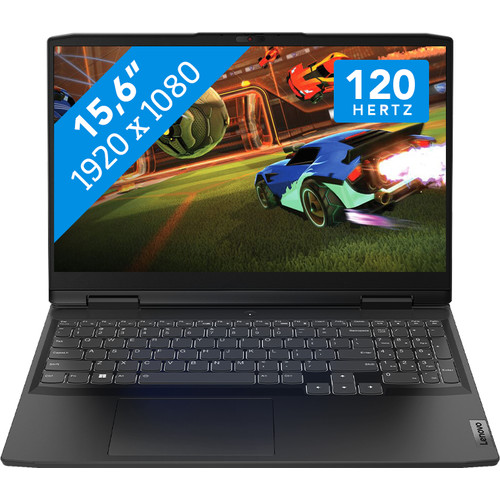 Lenovo IdeaPad Gaming 3 15IAH7 82S900NSMH - Intel Core i7 12650H, 16GB RAM, 512GB SSD, 15.6 inch Full HD 120 Hz scherm