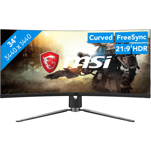 MSI MPG ARTYMIS 343CQR | Coolblue | Monitoren