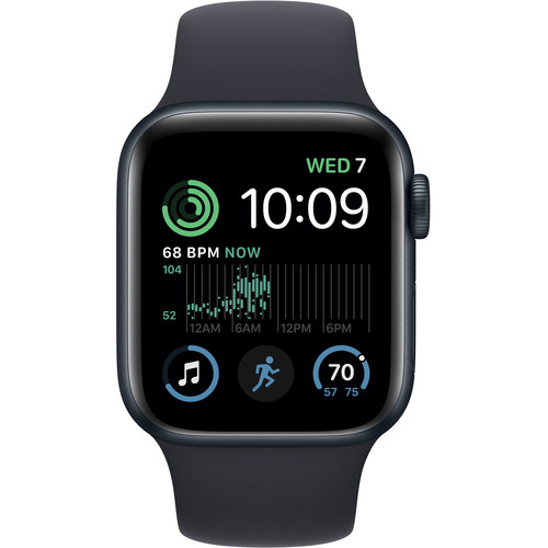 Apple Watch SE (2022) 40mm Midnight Aluminium Midnight Sportband