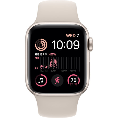 Apple Watch SE (2022) 4G 40mm Starlight Aluminium Starlight Sportband