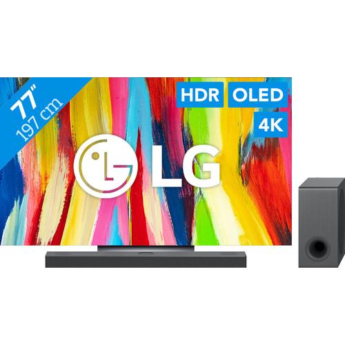 LG OLED77C24LA (2022) + Soundbar