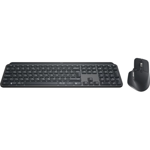 Logitech MX Keys Toetsenbord + MX Master 3S Grafiet