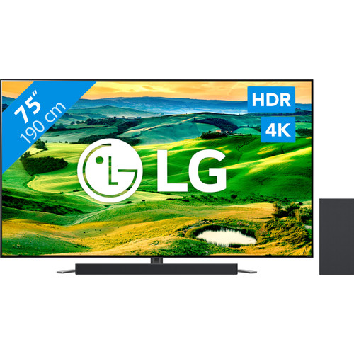 LG 75QNED816QA (2022) + Soundbar