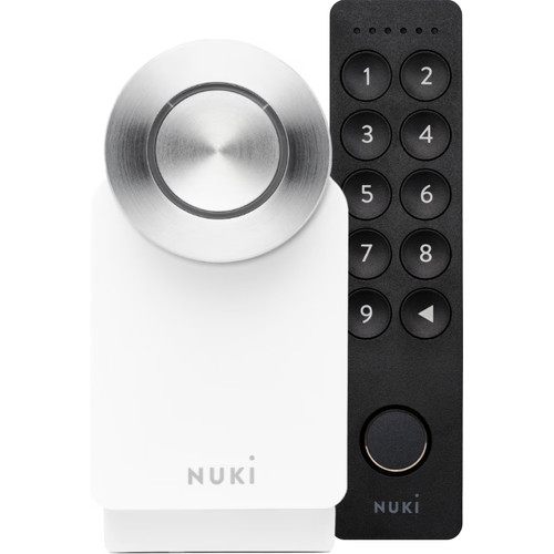 Nuki Smart Lock 3.0 Pro (White) + Nuki Keypad 2.0