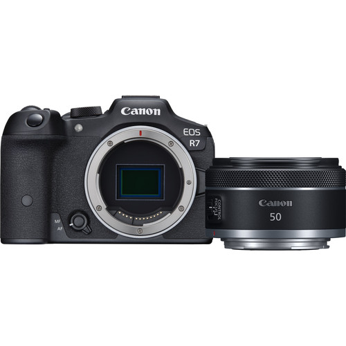 Canon EOS R7 + EF-EOS R Adapter + RF 50mm f/1.8 STM