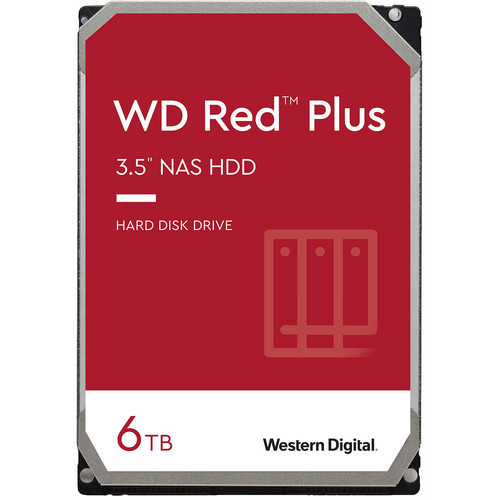 内蔵型ハードディスクドライブ WD Red Plus 6TB HDD (WD60EFPX) WD Red Plus WD60EFPX 6TB | Coolblue | Internal hard drives HDD