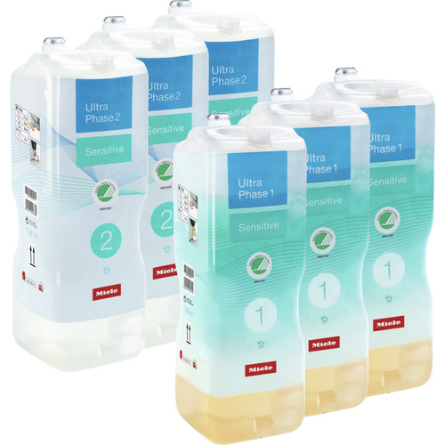 Miele Set UltraPhase Sensitive 1 & 2 (6 flacons) - halfjaarpakket