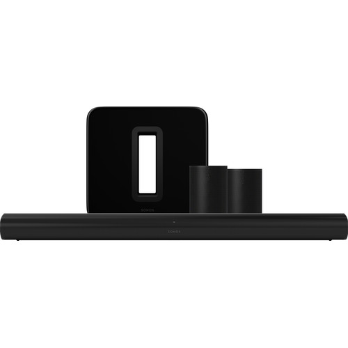 Sonos Arc Zwart + 2x Era 100 Zwart + Sub G3