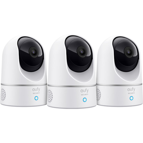 Eufy by Anker Indoor Cam 2K Pan & Tilt 3-Pack