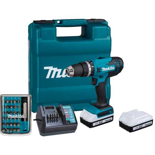 Makita HP488D002 + 31-delige schroefbitset