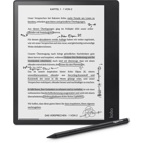 Kobo Elipsa 2E met Kobo Stylus 2